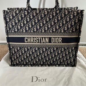 Christian Dior Paris large tote bag